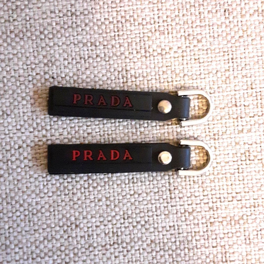 Prada zipper pulls replacement Firm price